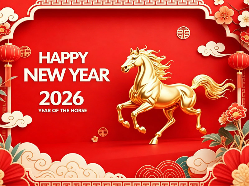 Avis concernant les vacances du Nouvel An chinois 2026
